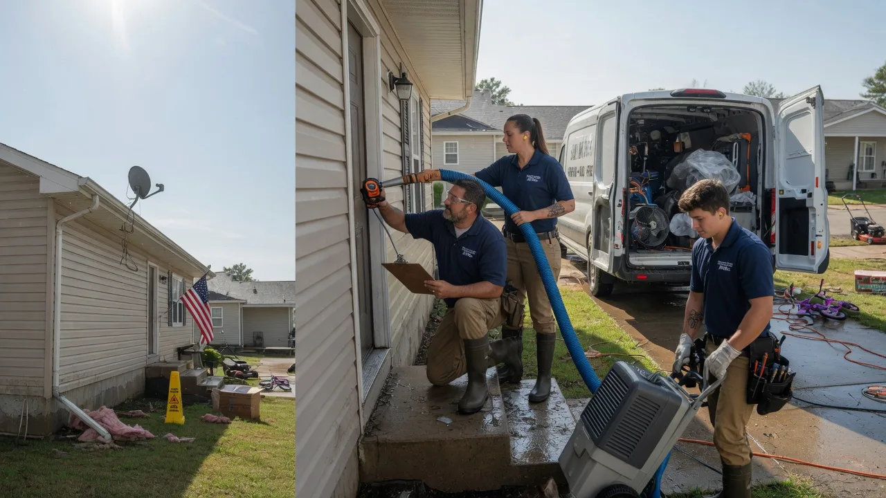 Ceiling Water Damage Restoration in Dunnegan, MO near me